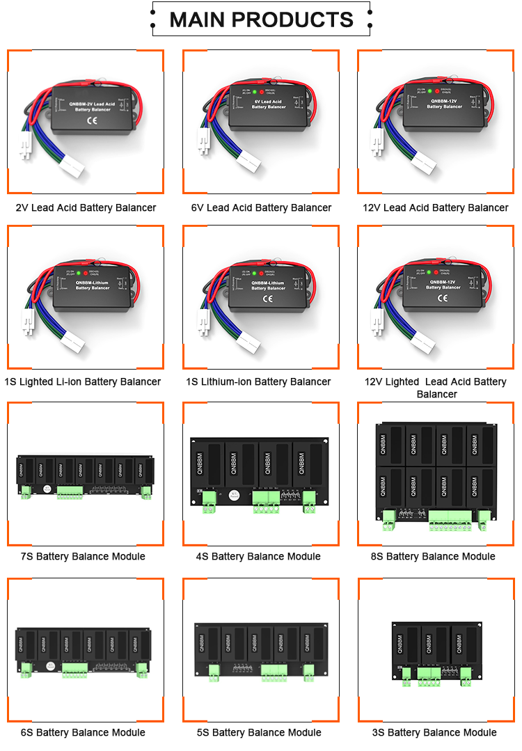 Deligreen QNBBM 4S 5S 6S 7S 8S Active Balancer for Lithium Battery Pack