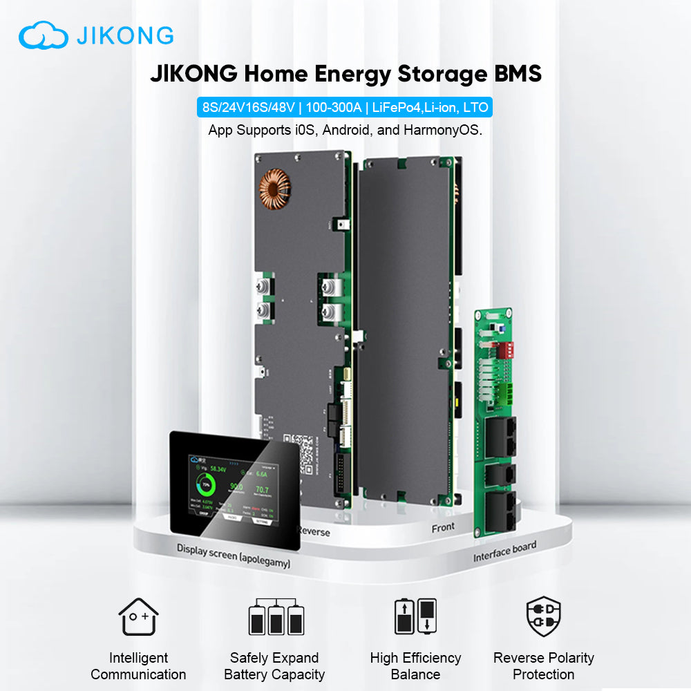 JK V19 16S 200A Smart BMS for LiFePO4 Battery JK-PB2A16S20P