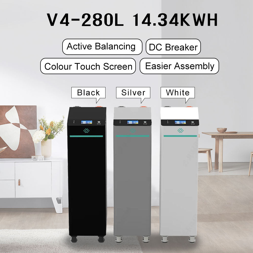 Seplos V4 LFP 48V 280AH 15kwh Completely LiFePO4 Battery Pack 51.2V 14.3kwh