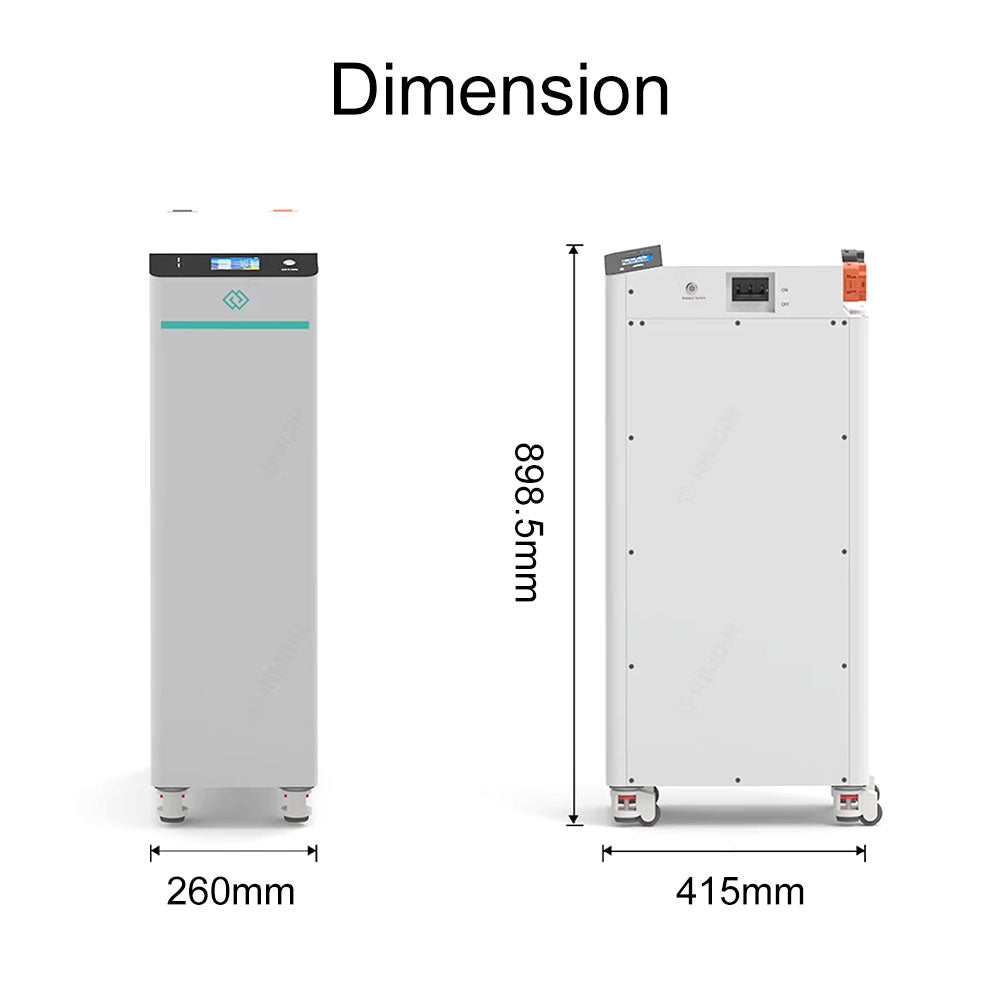 Seplos V4 LFP 48V 280AH 15kwh Completely LiFePO4 Battery Pack 51.2V 14.3kwh