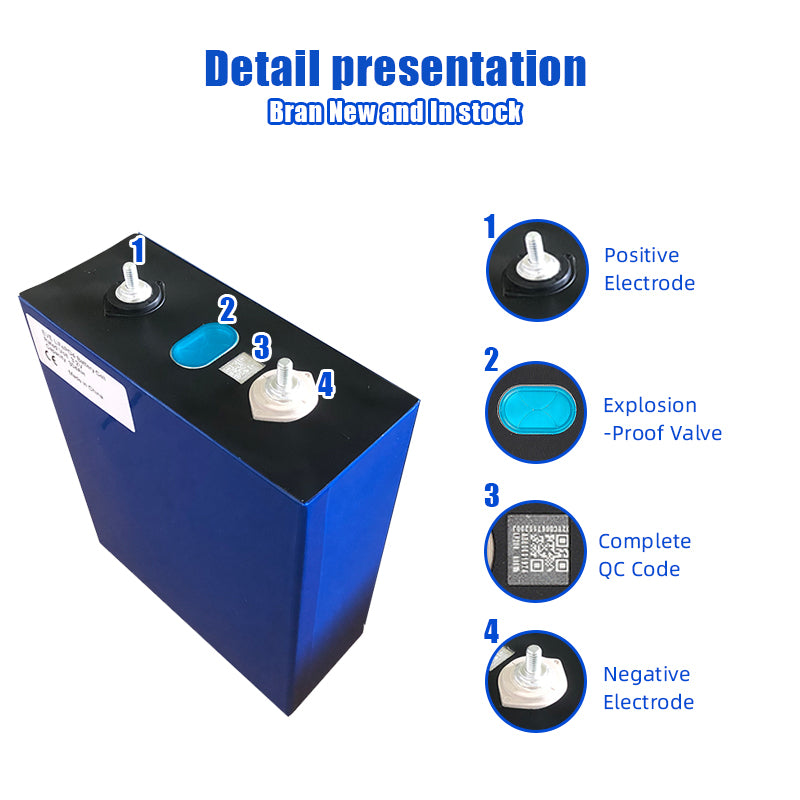 EVE 3.2V 304AH LiFePO4 Battery with 6000 Times Deep Cycle For Solar System DIY for EV