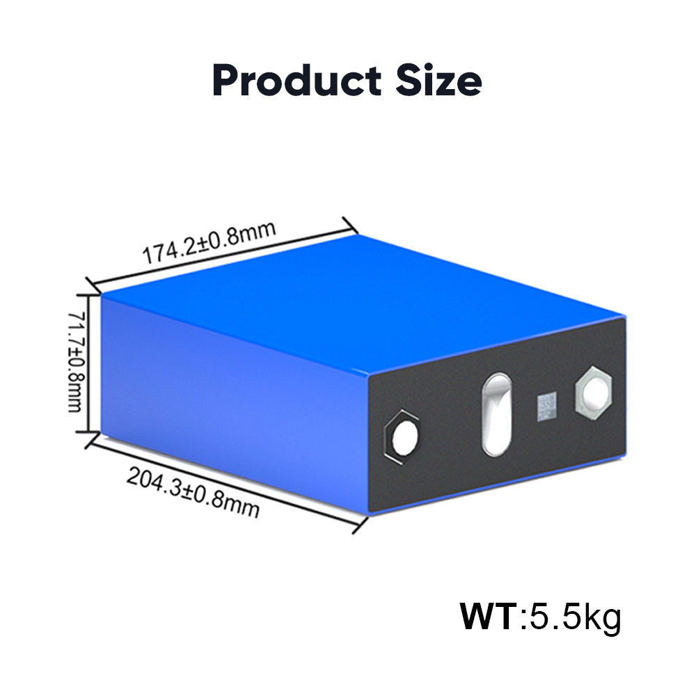 New Semi-solid LiFePO4 3.2V 280Ah 12000 cycles Original Battery