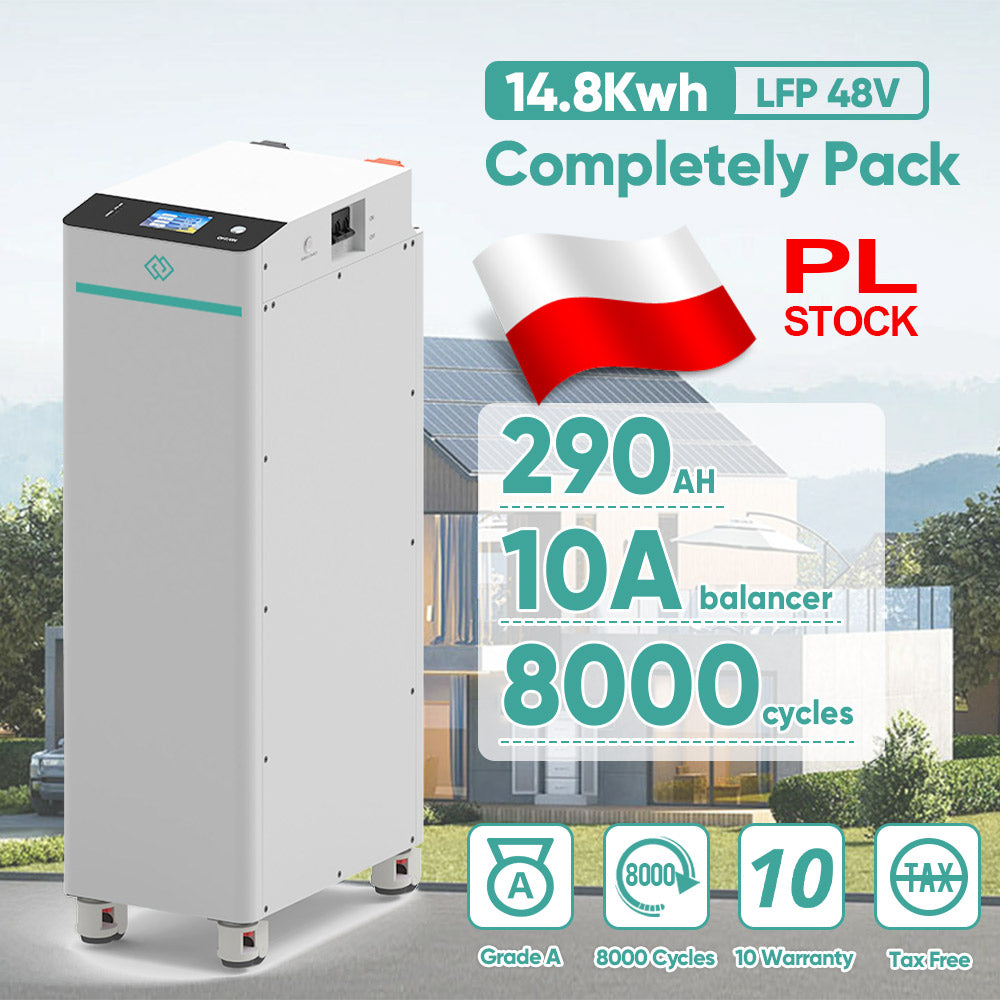 Seplos V4 LFP 48V 280AH 15kwh Completely LiFePO4 Battery Pack 51.2V 14.3kwh