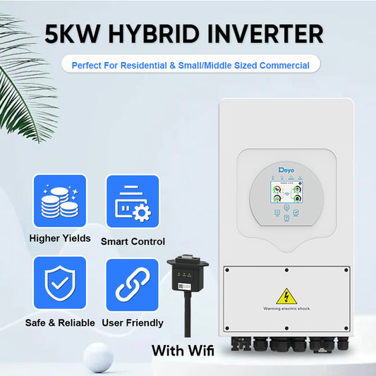 DEYE SUN-5K-SG03LP1-EU  5KW LV Hybrid Inverter 230V Single Phase