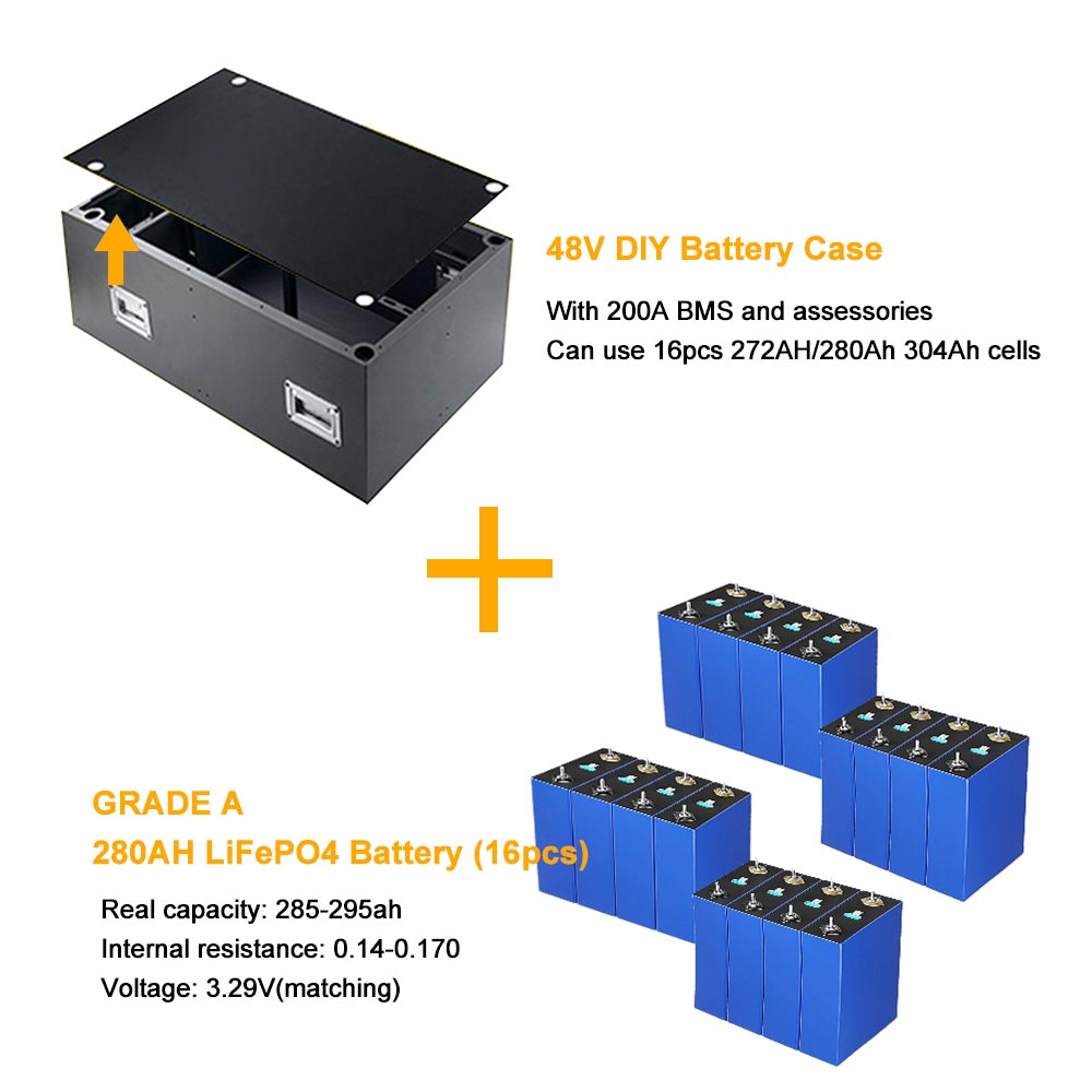 Seplos Mason Battery Kit 48V 280AH DIY LiFePO4 Battery Case