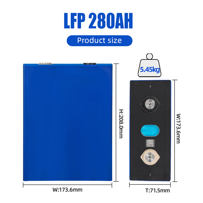 EVE 280AH LiFePO4 Battery LF280AK 6000 Cycles 51.2V Pack EU Stock for Solar Energy Storage