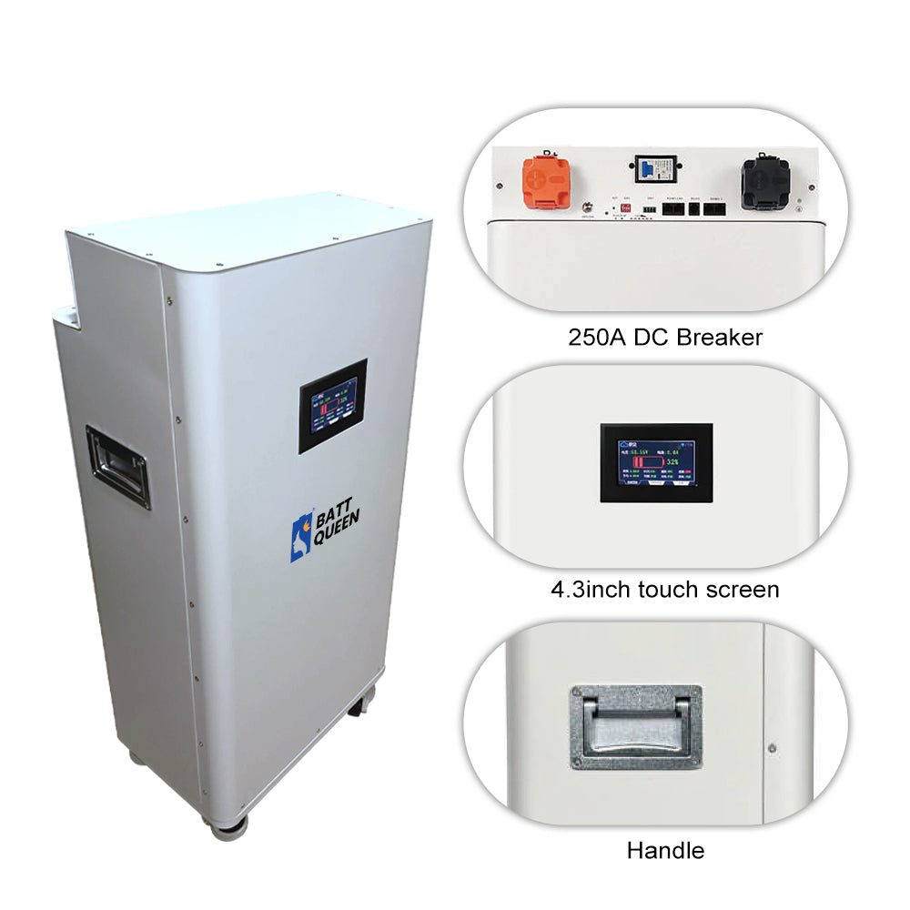 16Kwh 51.2V 314AH Complete LiFePO4 Battery Pack with Fire Extinguisher