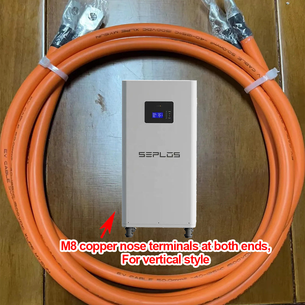 M8 Copper terminal Power Parallel Cable Battery to Inverter Connection