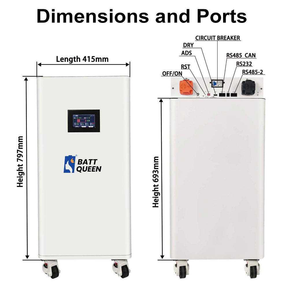 16Kwh 51.2V 314AH Complete LiFePO4 Battery Pack with Fire Extinguisher