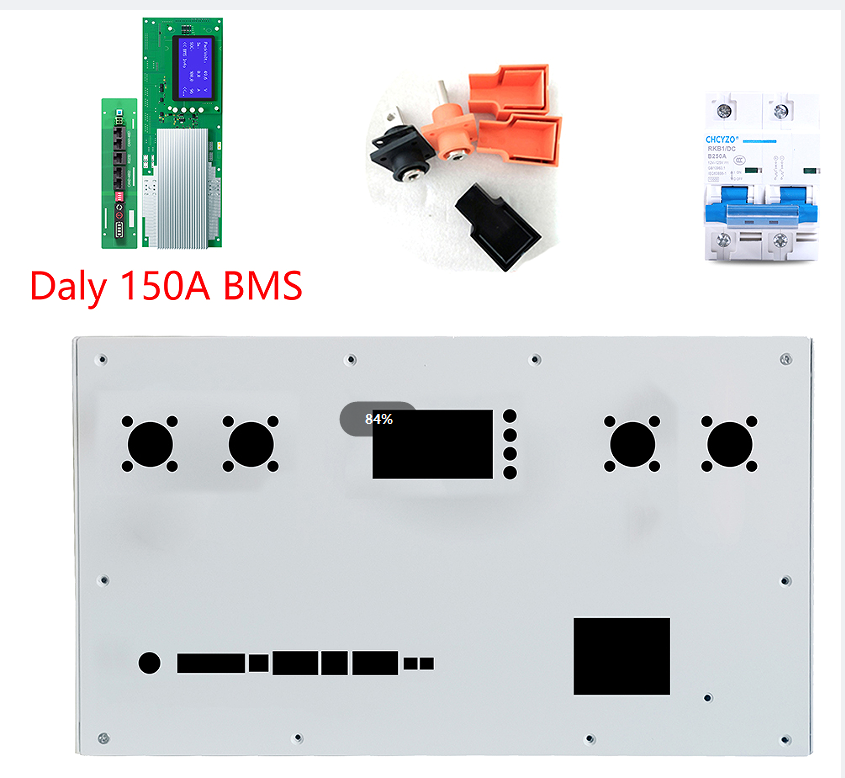 LiFePO4 Battery 48V DIY Kits Stacked V3 with JK BMS