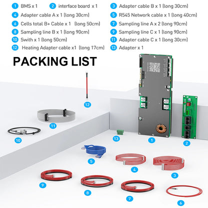 JK V19 16S 200A Smart BMS for LiFePO4 Battery JK-PB2A16S20P