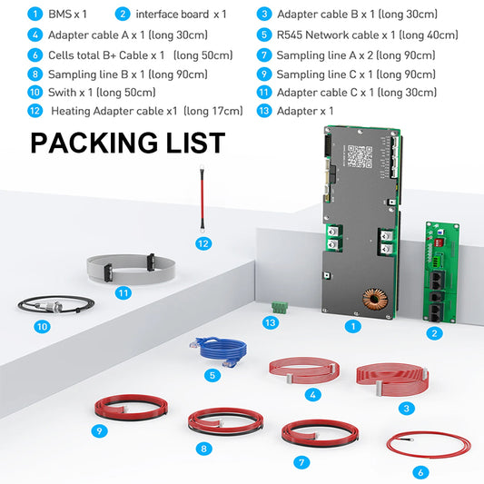 JK V19 16S 200A Smart BMS for LiFePO4 Battery JK-PB2A16S20P