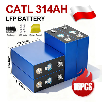 Seplos 51.2V 48V 314ah 16kwh DIY battery Pack CATL 314AH 3.0 EU stock With 10A Balancer