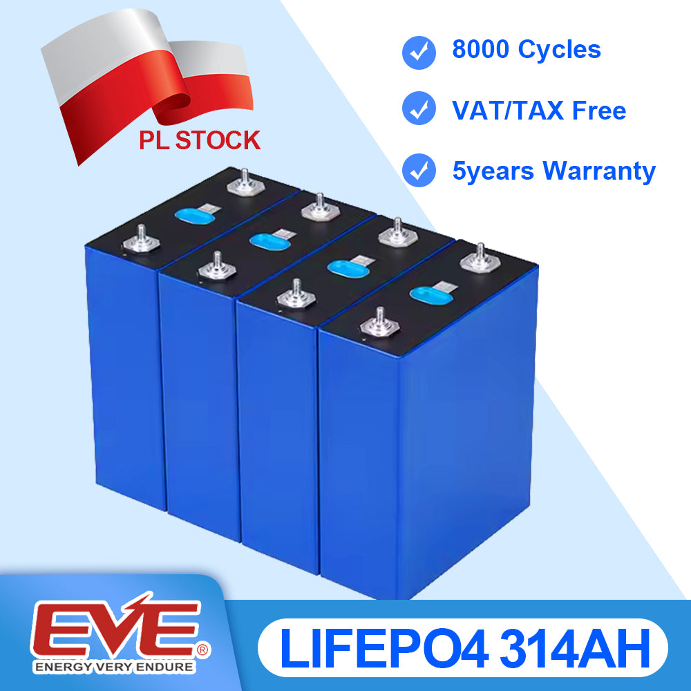 MB31 EVE 314AH LiFePO4 Battery 3.2V 330AH  Prismatic