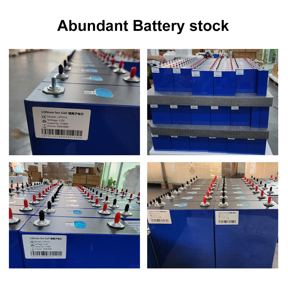 16Kwh 51.2V 320AH DIY LiFePO4 Battery Pack with JK Smart BMS