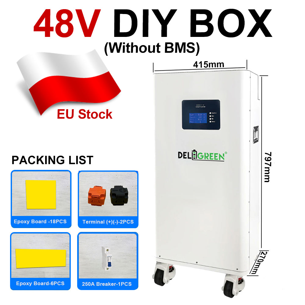 51.2V Battery DIY Kits with JK PB2A16S20P Smart BMS 48V
