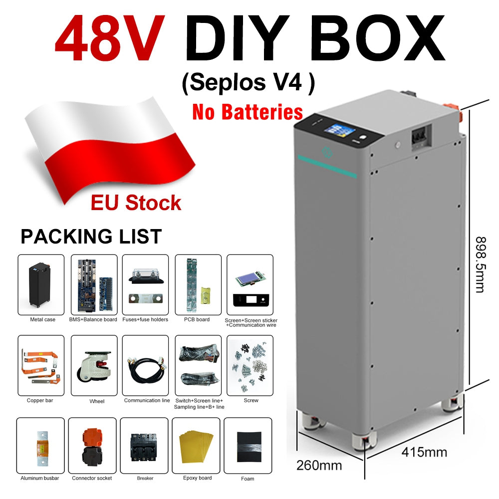 Seplos V4 48V 280AH 304AH 314AH DIY kits LiFePO4 Battery